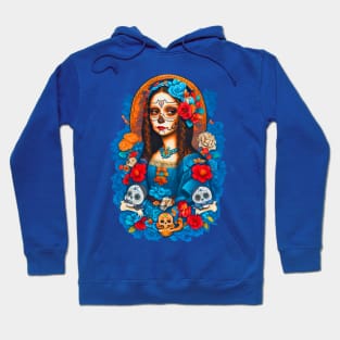 Sugar Skull Mona Lisa Hoodie